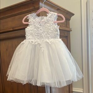 JJ’s House White Kids Flower Girl/Formal Dress